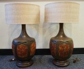 PAIR OF MID-CENTURY MODERN GLA