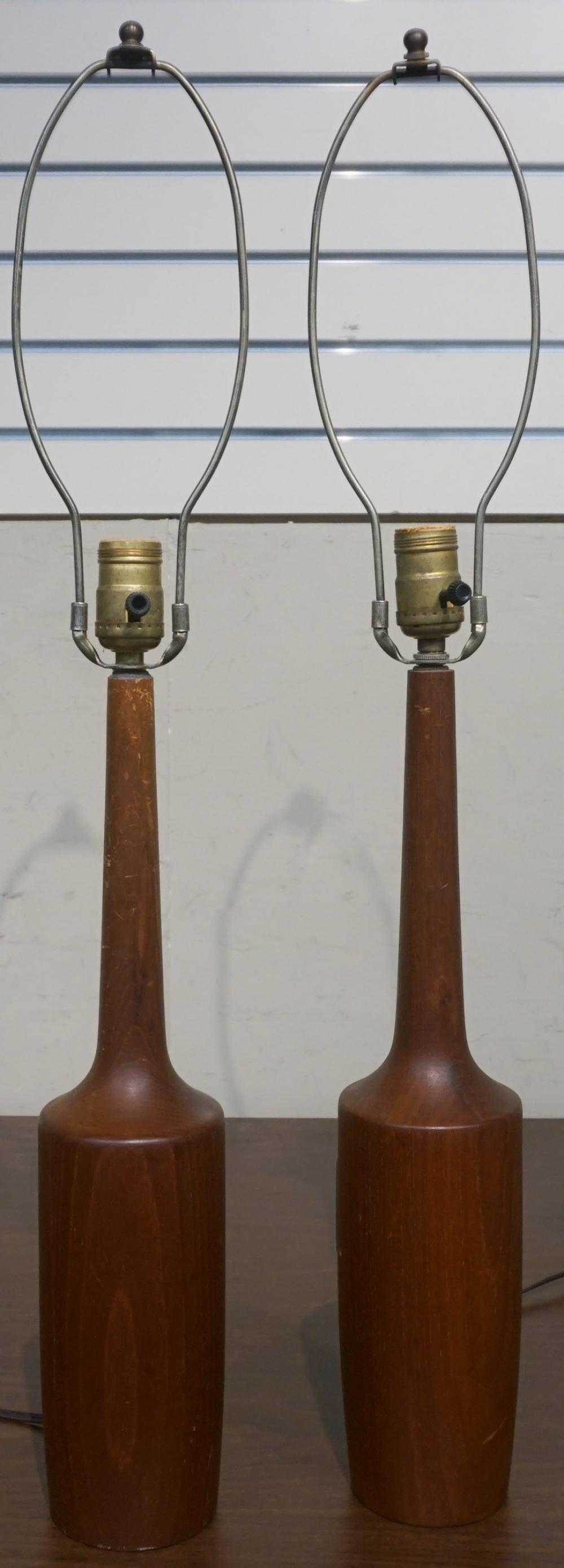 PAIR OF MID-CENTURY MODERN TEAK