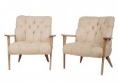 PAIR OF MID-CENTURY MODERN TUF