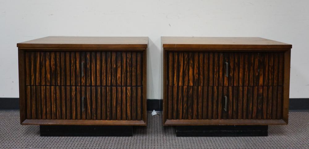 PAIR OF MID-CENTURY MODERN WALNUT