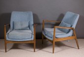 PAIR OF MID-CENTURY STYLE ARMC