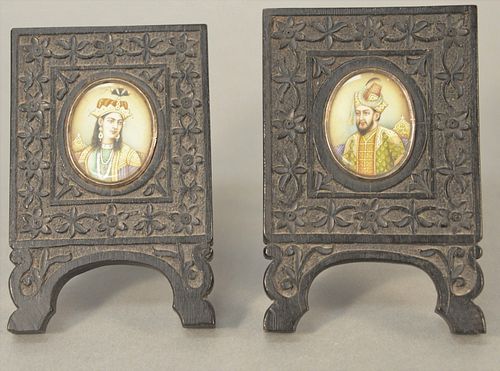 PAIR OF MID-EASTERN MINIATURE