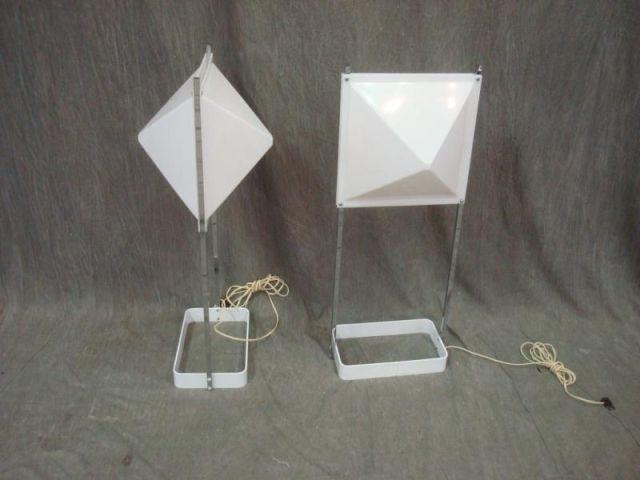 Pair of Midcentury Chrome &