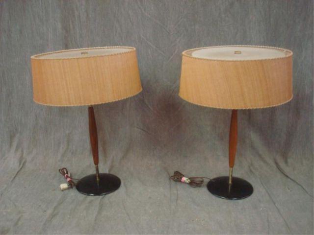 Pair of Midcentury Lamps. From a