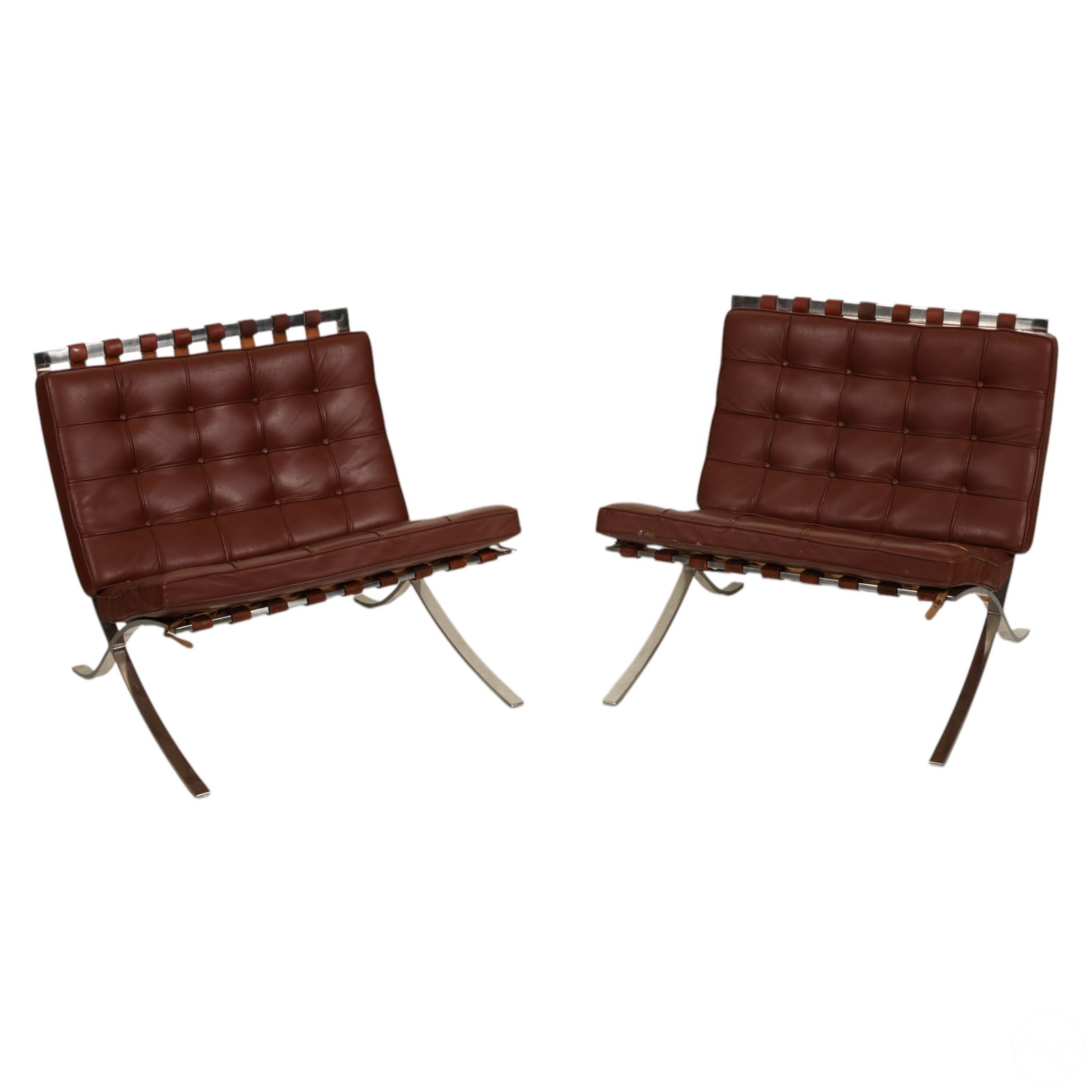 PAIR OF MIES VAN DER ROHE MODERN