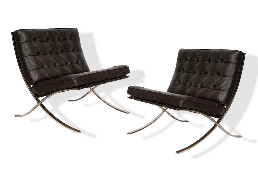 PAIR OF MIES VAN DER ROHE / KNOLL