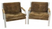 PAIR OF MILO BAUGHMAN LOUNGE C