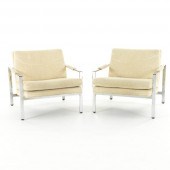 PAIR OF MILO BAUGHMAN LOUNGE C