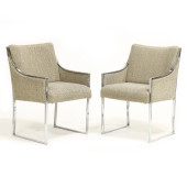 PAIR OF MILO BAUGHMAN STYLE CH