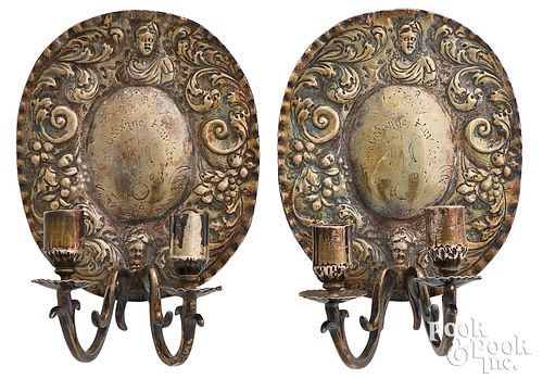 PAIR OF MINIATURE DUTCH SILVER