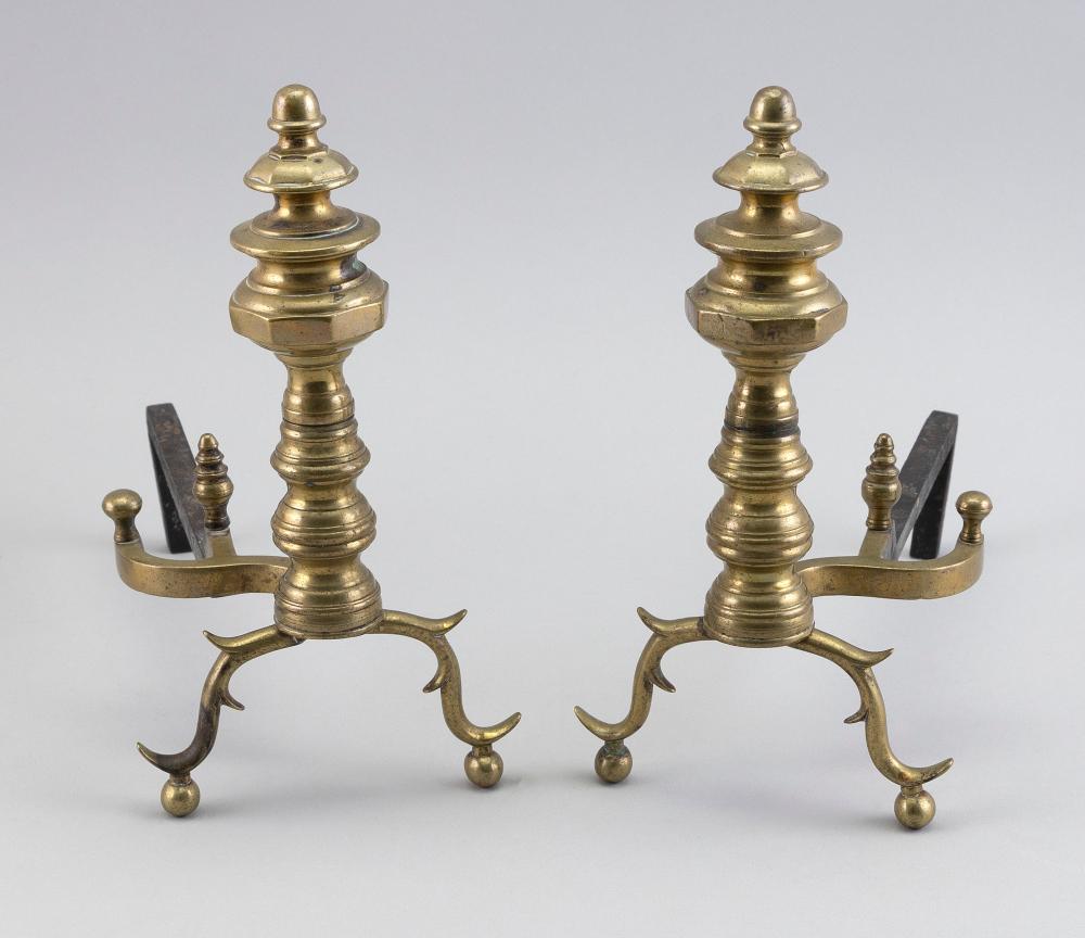 PAIR OF MINIATURE FEDERAL BRASS