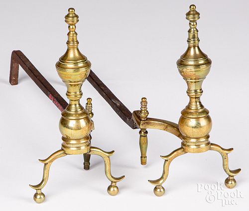 PAIR OF MINIATURE FEDERAL BRASS