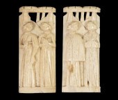 PAIR OF MINIATURE MEDIEVAL GER