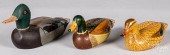 PAIR OF MINIATURE PAINTED MALL