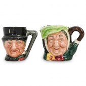 PAIR OF MINIATURE ROYAL DOULTO