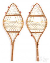 PAIR OF MINIATURE SNOWSHOES, M