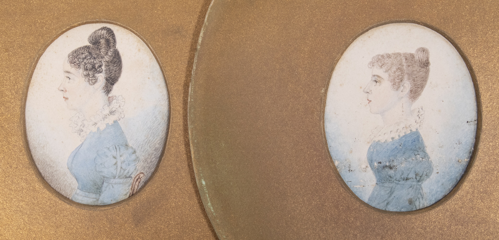 PAIR OF MINIATURES IN THE STYLE