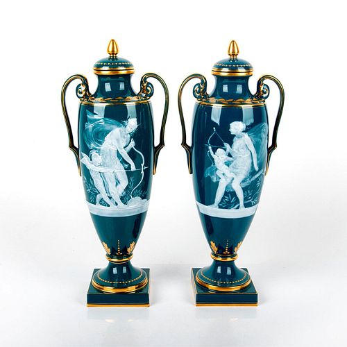 PAIR OF MINTON ALBOIN BIRKS