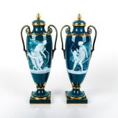 PAIR OF MINTON ALBOIN BIRKS BI