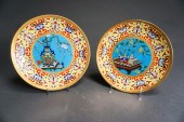 PAIR OF MINTON CHINOISERIE DEC