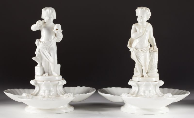 Pair of Minton Figural Parian