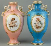 PAIR OF MINTONS PORCELAIN PICT