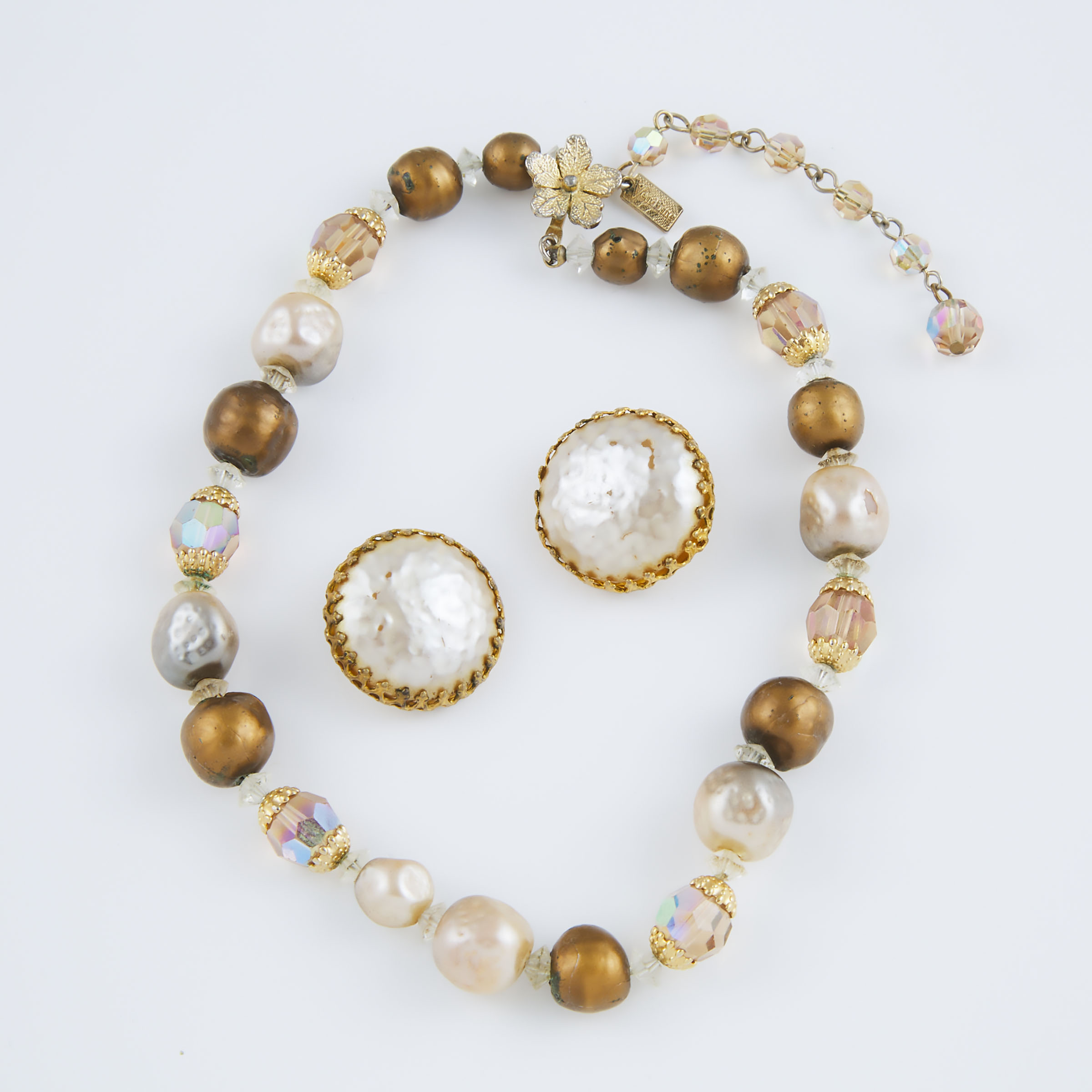 Pair Of Miriam Haskell Earrings And