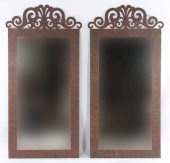 PAIR OF MIRRORS IRON FRAMES SC