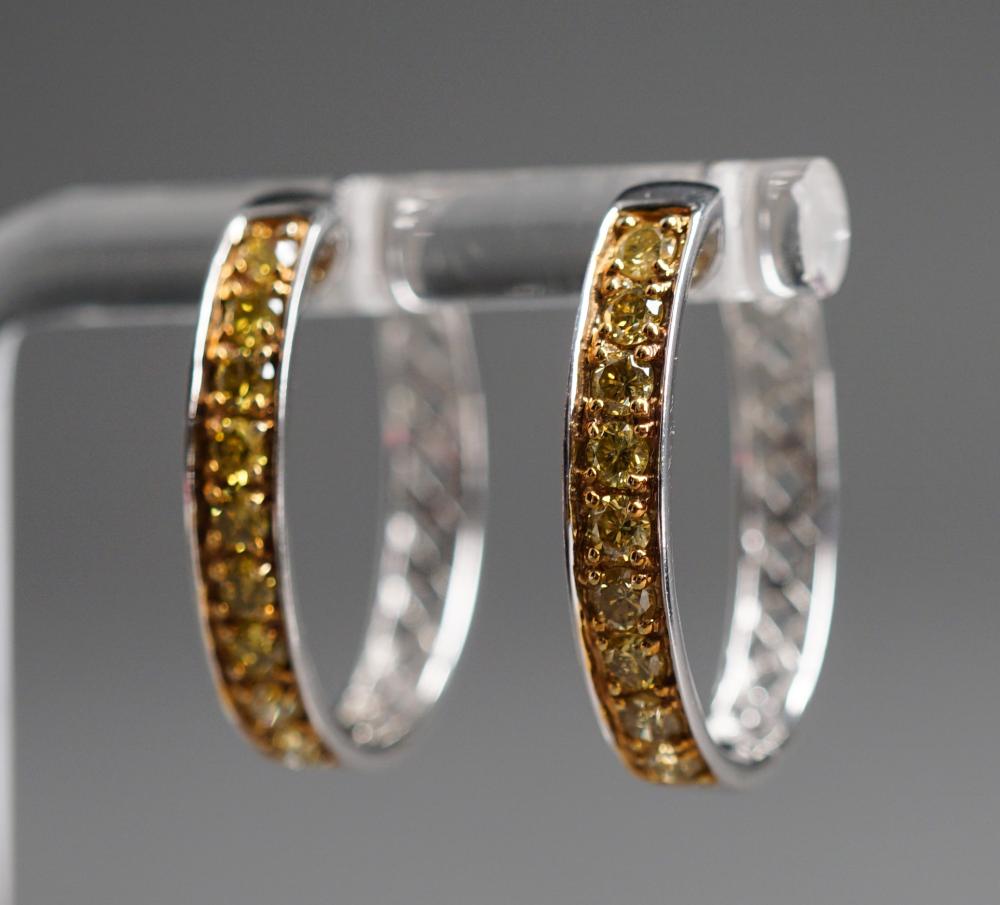 PAIR OF MODERN 14-KARAT