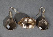 PAIR OF MODERN 14-KARAT YELLOW