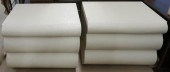 PAIR OF MODERN BEIGE PAINTED L
