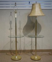 PAIR OF MODERN BRASS FINISH AN