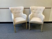 PAIR OF MODERN GRAY PAINTED DI