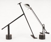 PAIR OF MODERNIST ADJUSTABLE T