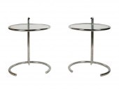 PAIR OF MODERNIST SIDE TABLESP