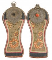 PAIR OF MONGOLIAN SADDLE STRAP