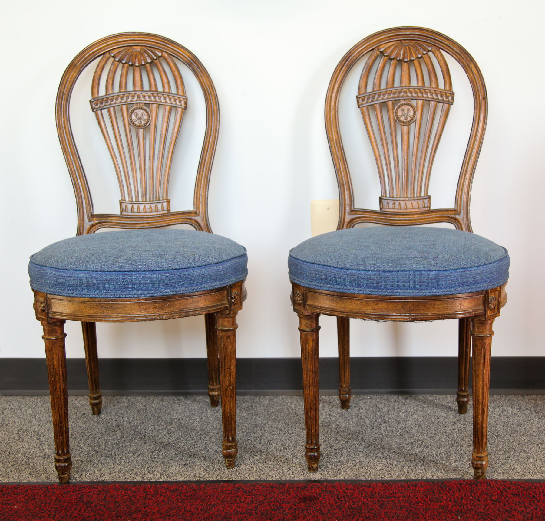 PAIR OF MONTGOLFIER SIDE CHAIRS. 