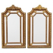 PAIR OF MONUMENTAL ITALIAN GIL