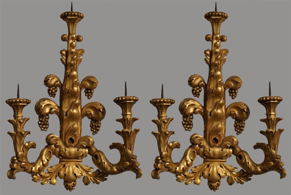 PAIR OF MONUMENTAL ITALIAN ROCOCO