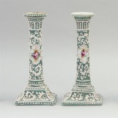 PAIR OF MORIAGE NIPPON PORCELA
