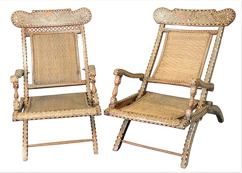 PAIR OF MOROCCAN MOTHER OF PEARL