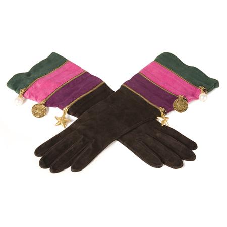 Pair of Moschino Zipper Section