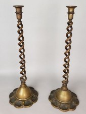 PAIR OF MOST UNUSUAL ENGLISH T