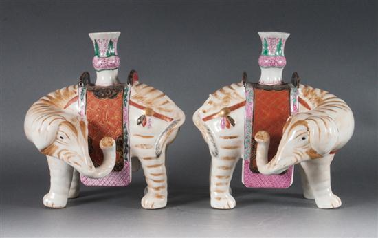 Pair of Mottahedeh porcelain