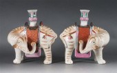 Pair of Mottahedeh porcelain e