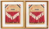 PAIR OF MOUNTED STORE DISPLAYS