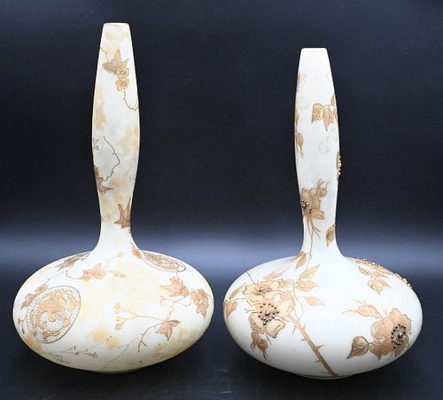 PAIR OF MT. WASHINGTON CROWN MILANO