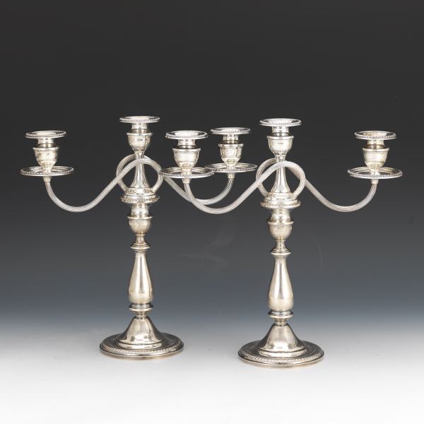 PAIR OF MUECK-CAREY CO. STERLING