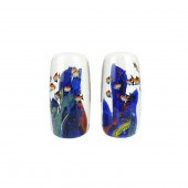 PAIR OF MURANO AQUARIUM PAPERW