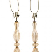 Pair of Murano Avventurina Pin